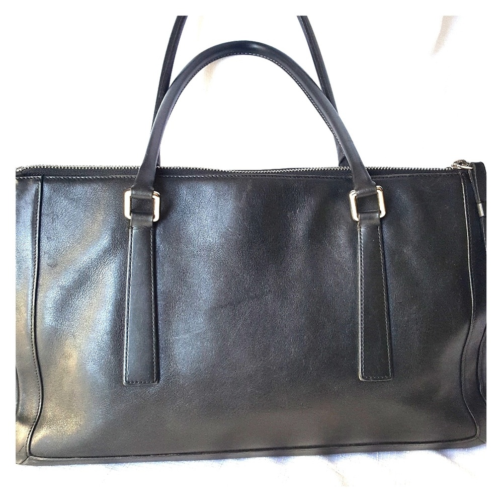 Vintage Coach zippered tote